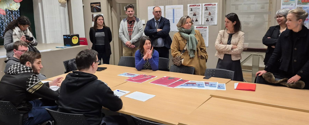 Visite de Madame Anne Rubinstein, déléguée interministérielle à la prévention et à la lutte contre la pauvreté, ainsi que Monsieur Bouffange, haut-commissaire à la lutte contre la pauvreté des Hauts-de-France